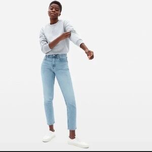 Everlane the original cheeky sky blue 24 crop